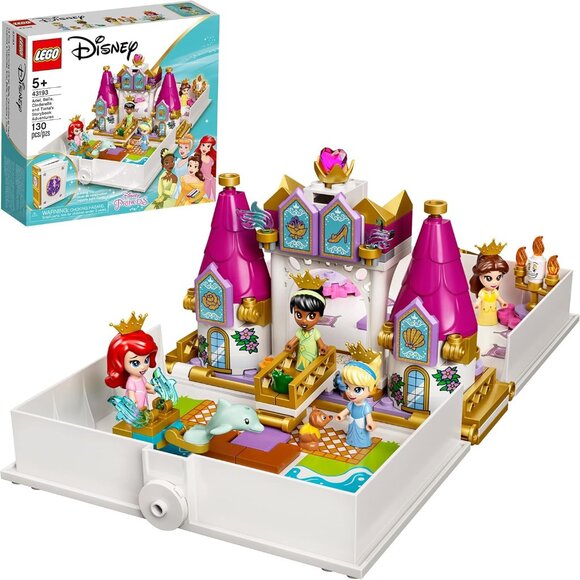 Lego New Disney Ariel, Belle, Cinderella and Tiana's Storybook Adventures 43193 - Picture 1 of 11